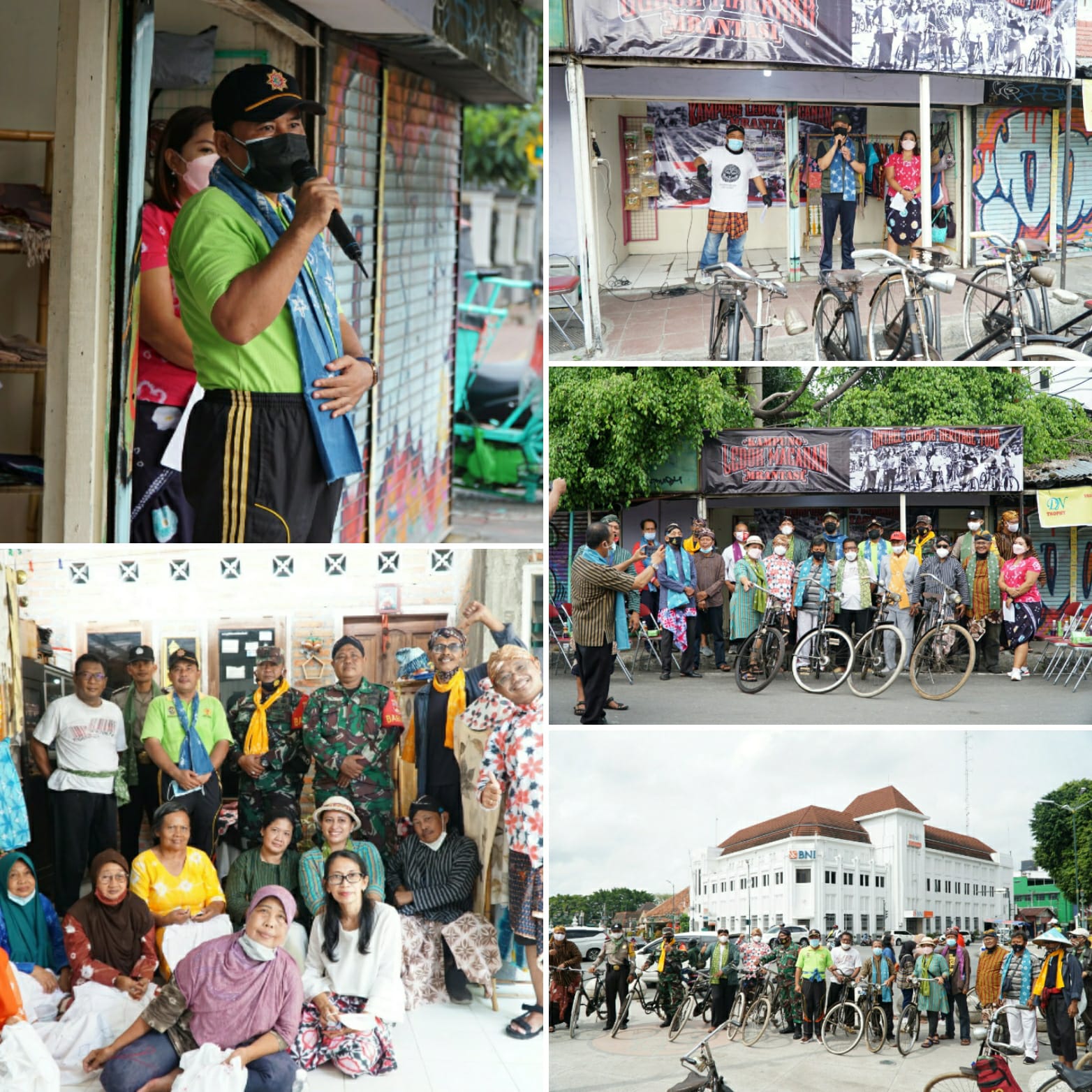 Launching Kegiatan Wisata ‘Onthel Cycling Heritage Tour’  Sarana Branding Kampung Ledok Macanan Mrantasi  Menuju Rintisan Kampung Wisata