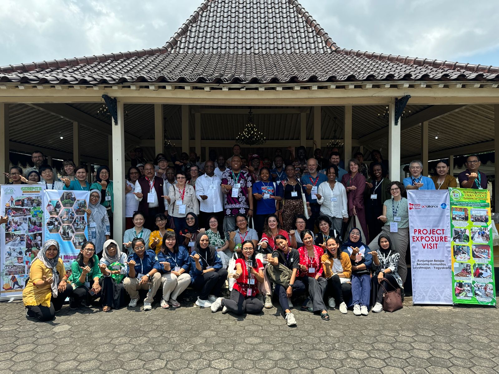 Kelurahan Suryatmajan mendapat kunjungan dari ACT Alliance Assembly.